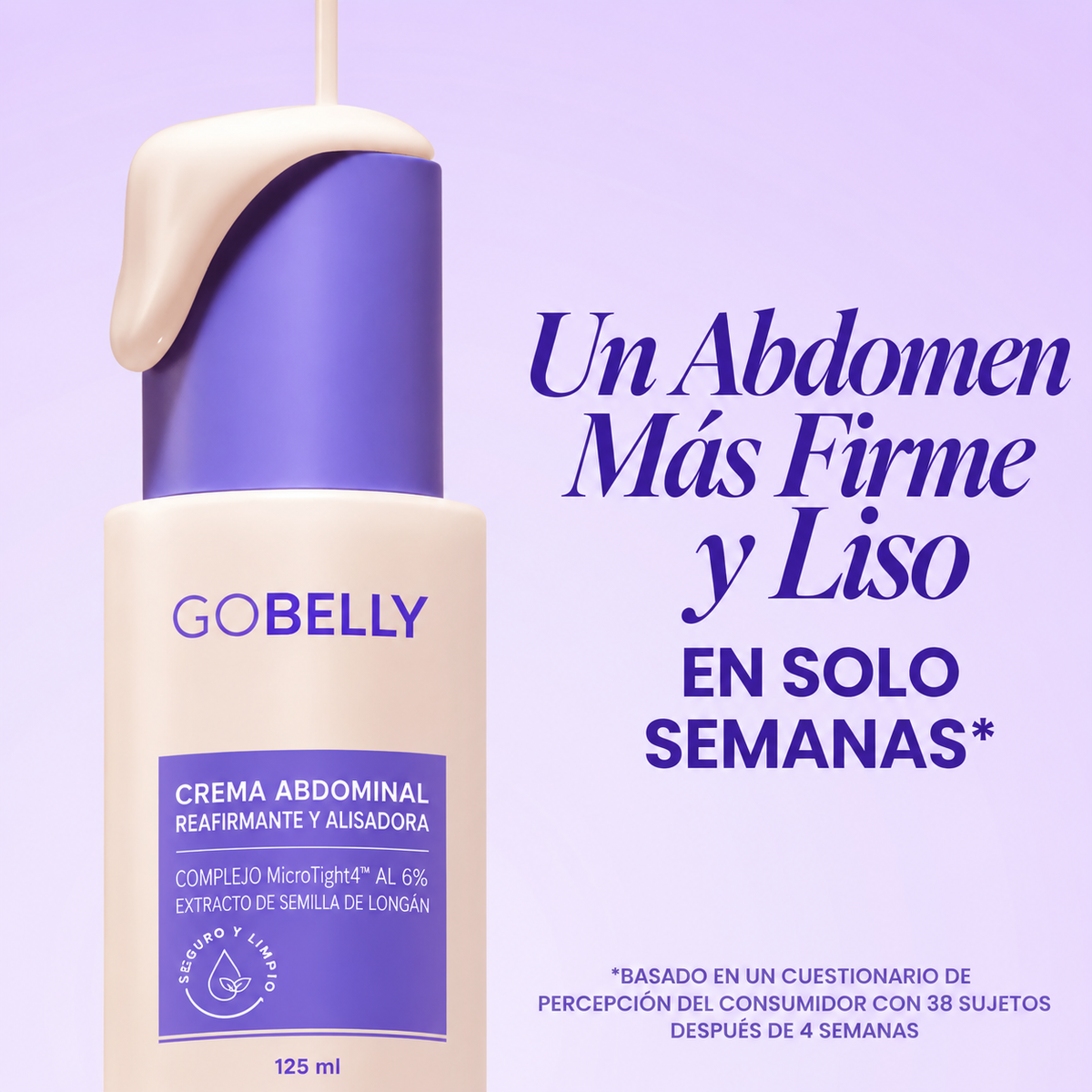 Crema Reafirmante y Alisadora para el Vientre GOBELLY